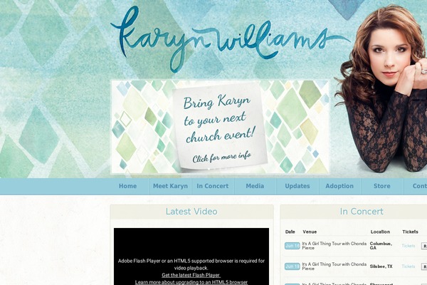 karynwilliams.com site used Skortheme