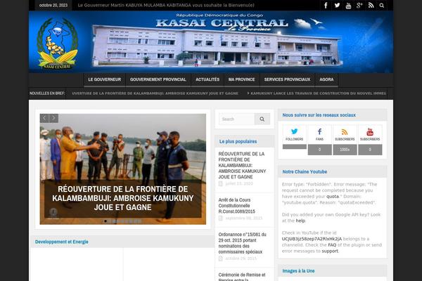 Multinews theme site design template sample