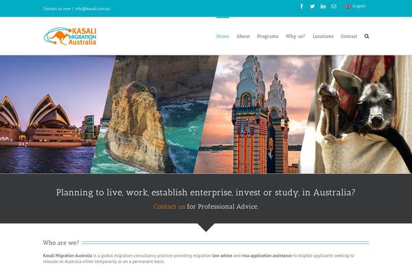 Avada Child theme site design template sample
