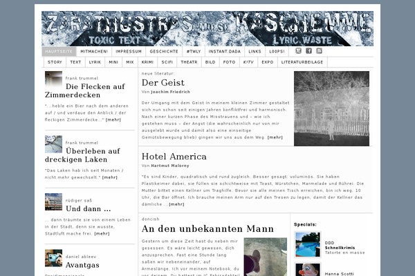 Site using Crazy Lazy plugin