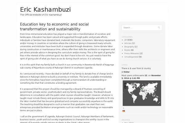 kashambuzi.com site used Tiga