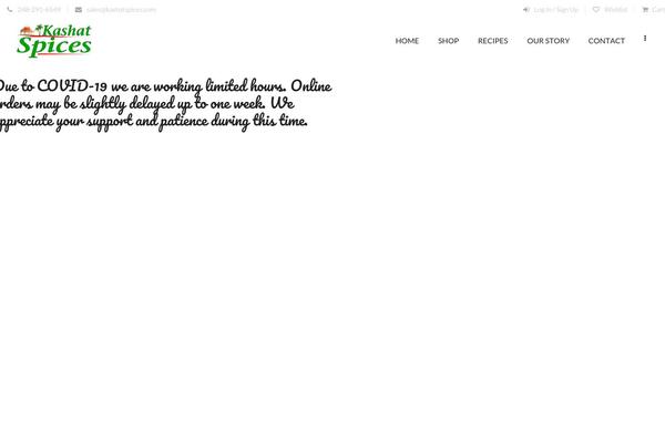 kashatspices.com site used Noo-organici-child