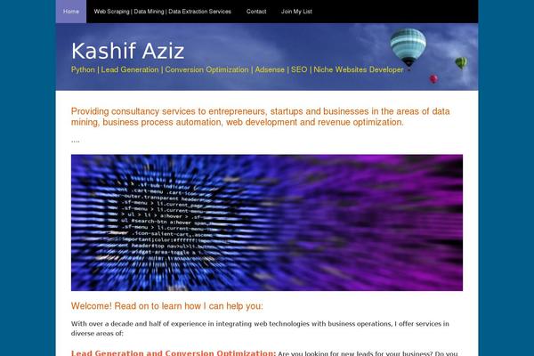 Adaptation theme site design template sample