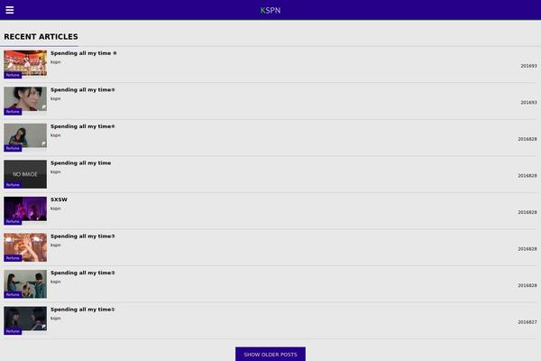 Magjam theme site design template sample