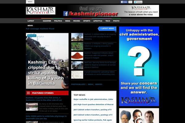 kashmirpioneer.com site used Kp