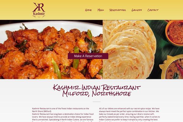Gourmet theme site design template sample