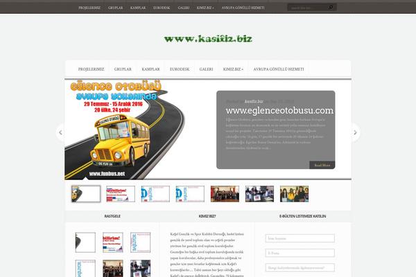 Aggregate theme site design template sample