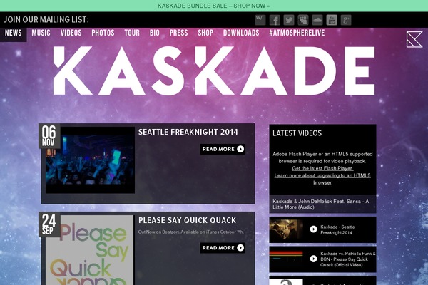 Site using Video-popup plugin