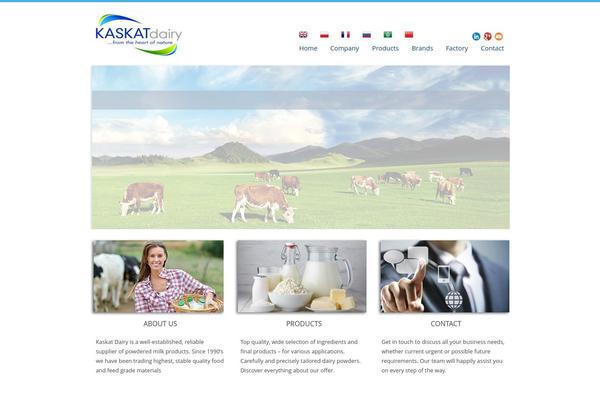 Extensio theme site design template sample