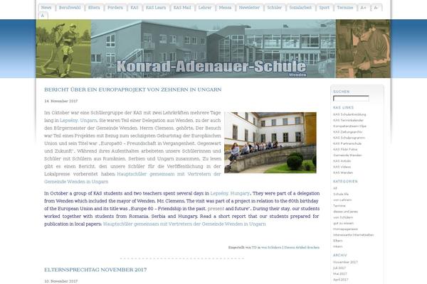 Cutline 3 Column Split theme site design template sample