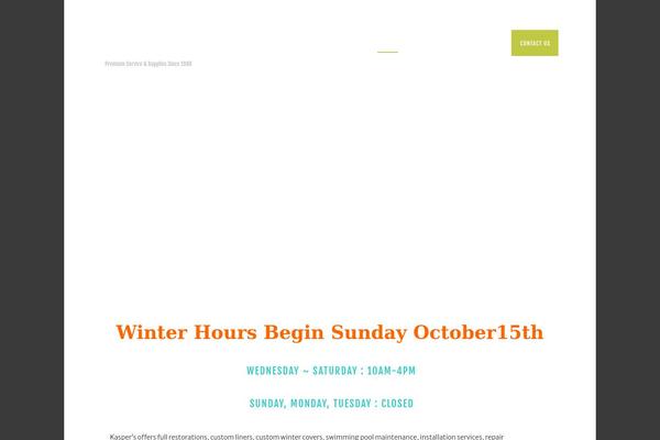 Bassein theme site design template sample