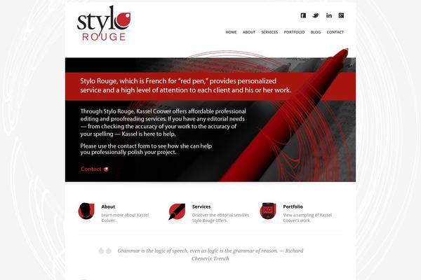 Catalyst theme site design template sample