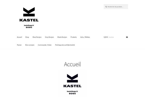 Storefront theme site design template sample