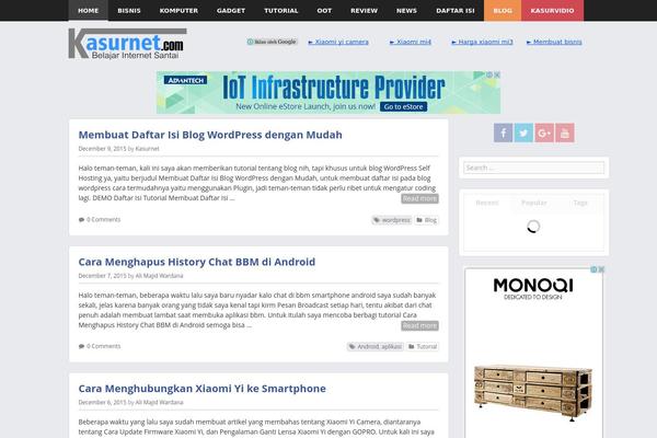 Site using Kentooz-socializer plugin