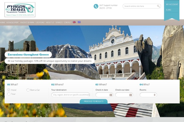 BookYourTravel theme site design template sample