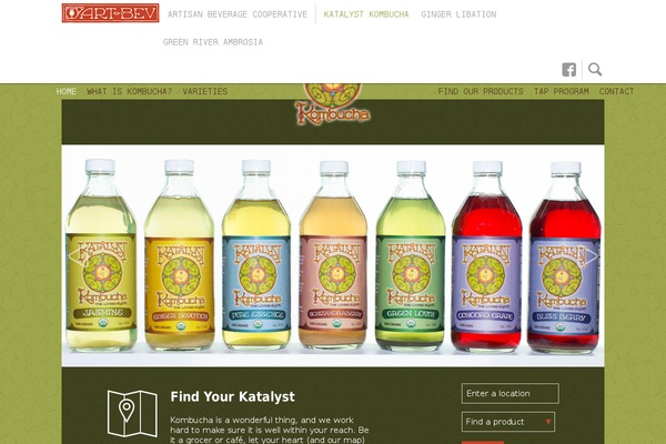 katalystkombucha.com site used Artbev