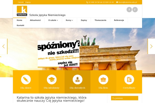 ParkCollege theme site design template sample