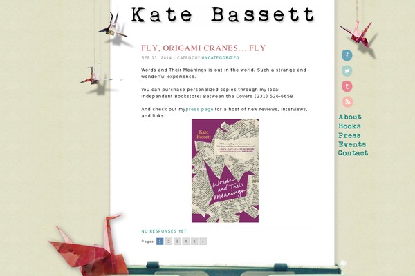 katebassettbooks.com site used Typewriter