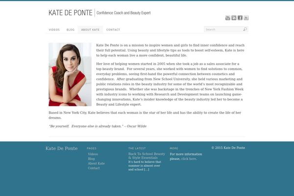 Platform theme site design template sample
