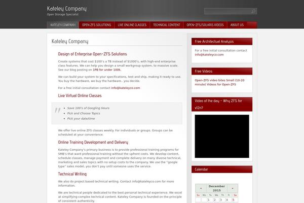 kateleyco.com site used Red Modern