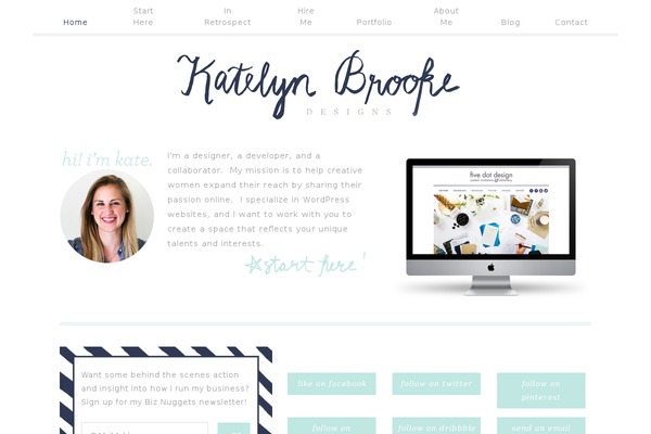 Yuki theme site design template sample