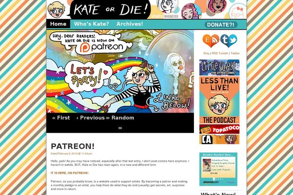 Site using Webcomic plugin
