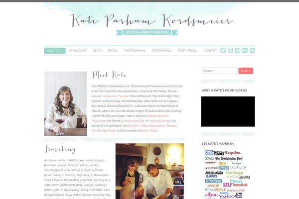Chamomile theme site design template sample