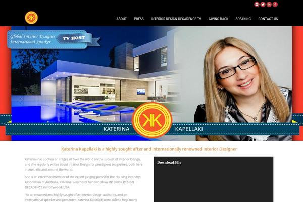 The7 theme site design template sample