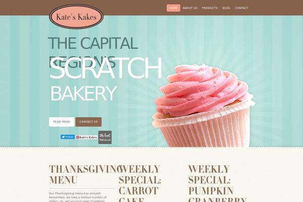 kateskakes.com site used Theme1667