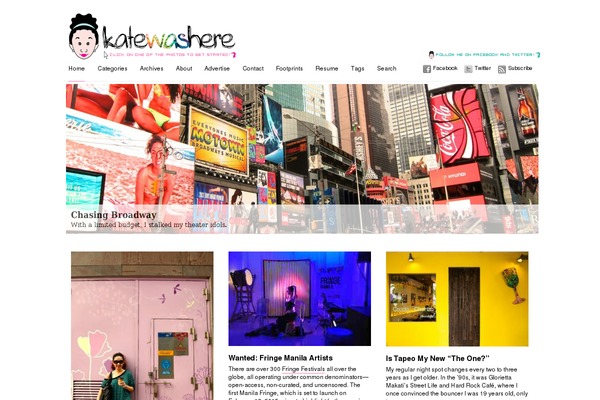 Site using WordPress Content Slide plugin
