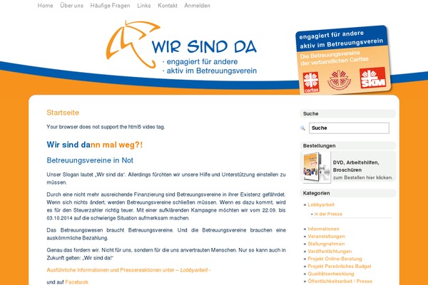 kath-betreuungsvereine.de site used Wp-binary-blue-v142