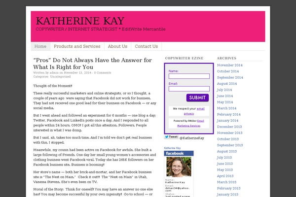 katherinekay.com site used Frugal_36