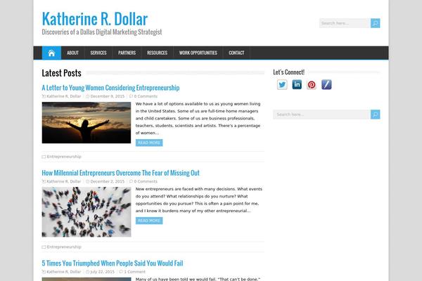 HappenStance theme site design template sample