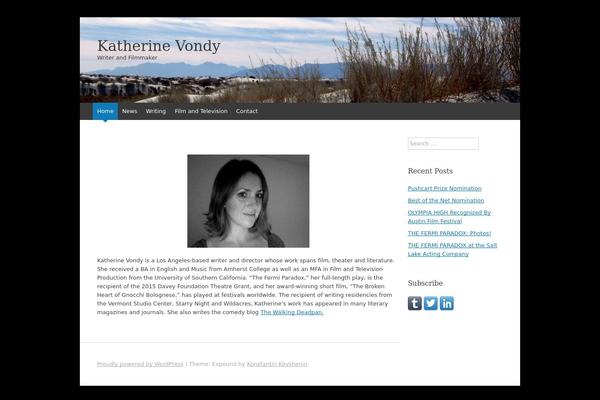 Expound theme site design template sample