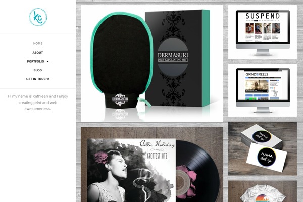 Studiofolio theme site design template sample