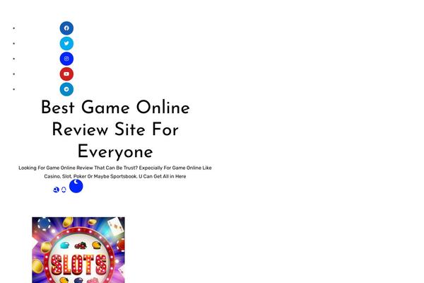 Blogus theme site design template sample
