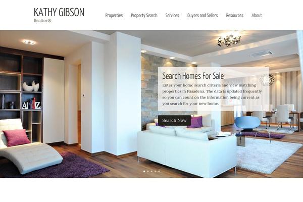 kathygibson.com site used Fillmore
