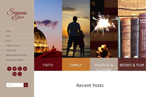 Academica theme site design template sample