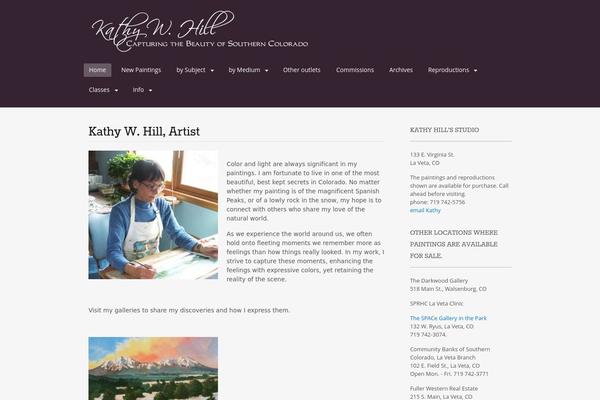 Portfolio Press theme site design template sample