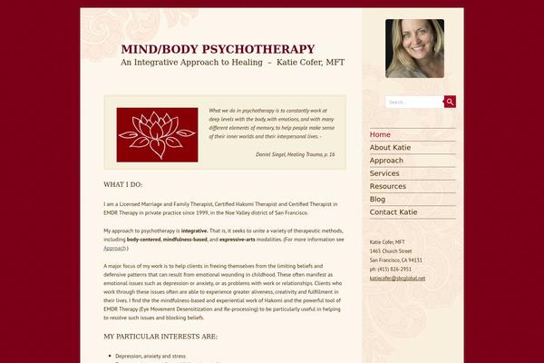 Leaf theme site design template sample