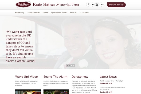 Site using Easy-wordpress-donations plugin