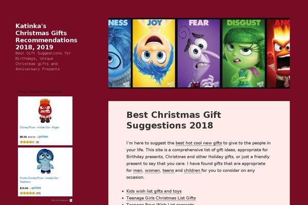 Twentyfifteen Child theme site design template sample