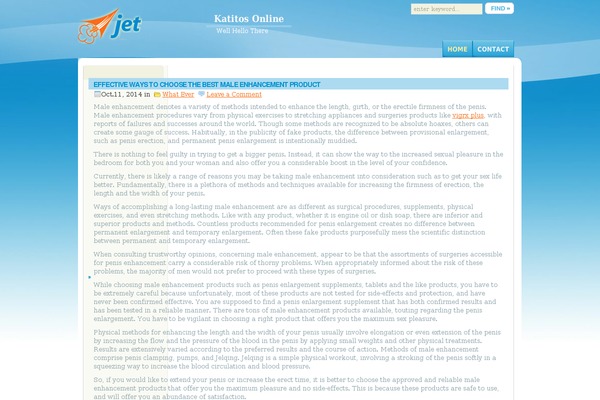 Jet theme site design template sample