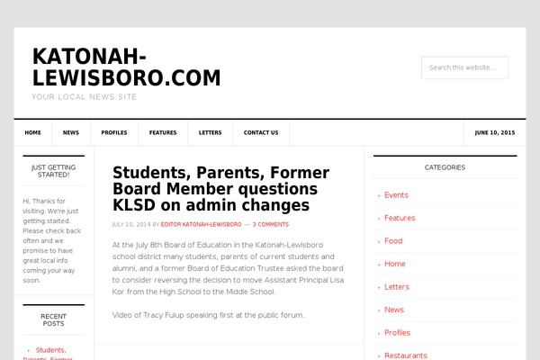 News Pro theme site design template sample