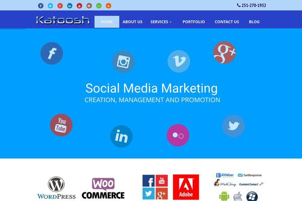 katoosh.com site used Digiagency