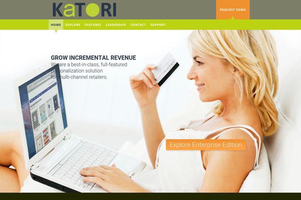 Katori theme site design template sample