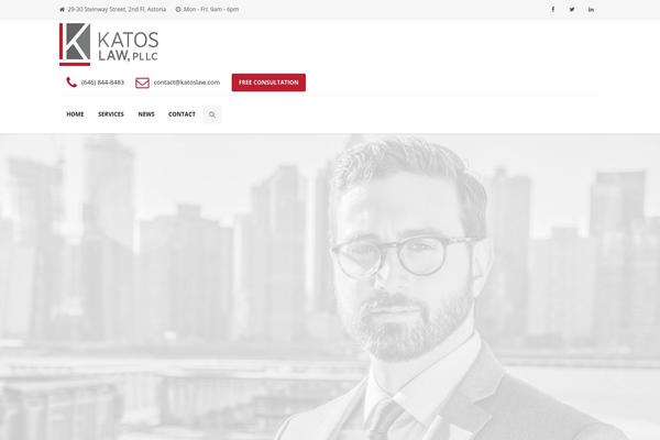 katoslaw.com site used Lawyerpress