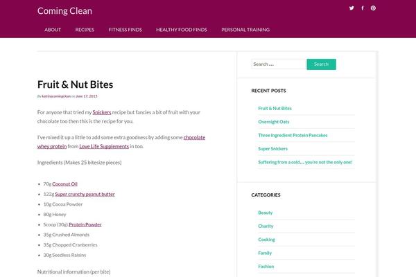 Delish theme site design template sample