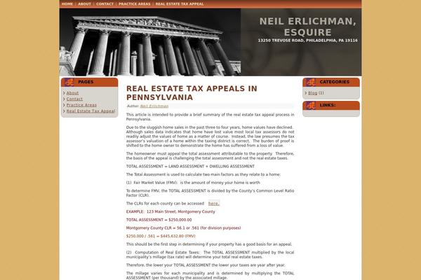 Attorney theme site design template sample