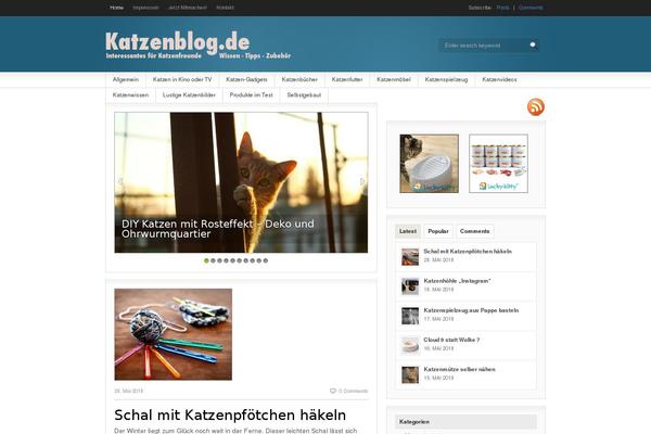 Fresh News theme site design template sample